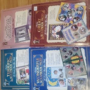 Scrapbook design books lot of 4